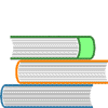 Moving apple on top of books 