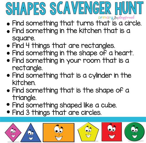Shape scavenger hunt  