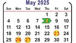  may